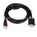 6 FT Gold HDMI to VGA Cable Male to Male for Monitor LCD HDTV Plasma